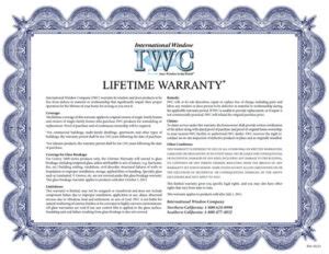 iwc windows warranty